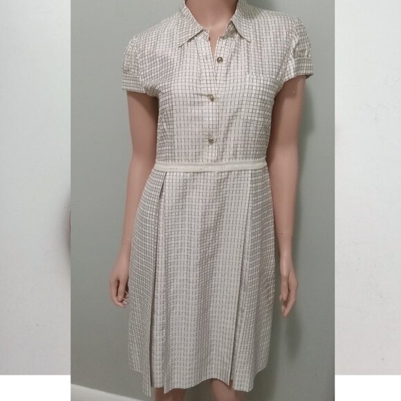 Hugo Boss Tailored Dress Silk-Blend Lined Size 6 Mint Condition - Picture 1 of 16